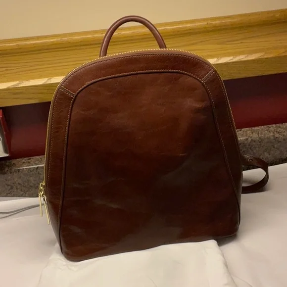 Brahmin | Bags | Brahmin Rosemary Cognac Topsail Backpack  display picture 3